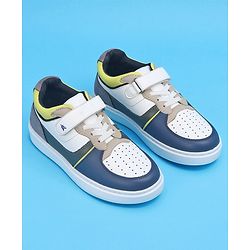 Pine Kids Slip On Casual Shoes Color Block - White