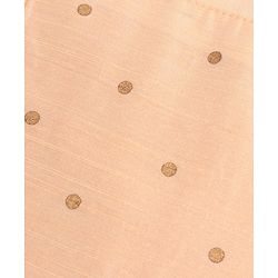 Pine Kids Full Sleeves Kurta Pyjama Set with Bandi Dots Print - Beige