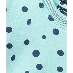 Pine Kids Full Sleeves Bio Washed Sweatshirt Text Graphic Pack of 2 - Pink & Blue