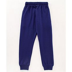 Pine Kids Full Length Bio Wash Track Pants Solid - Yellow Blue