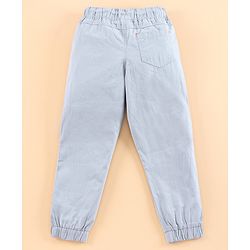 Pine Kids Full Length Cotton Cargo Pants - Grey