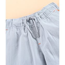 Pine Kids Full Length Cotton Cargo Pants - Grey