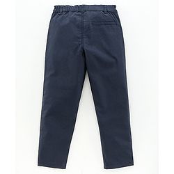 Pine Kids Cotton Lycra Full Length Chino Pant - Navy Blue