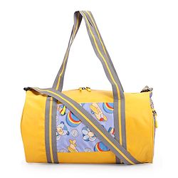 Pine Kids Printed Duffle Bag for 1 Day Trip - Yellow