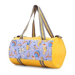 Pine Kids Printed Duffle Bag for 1 Day Trip - Yellow