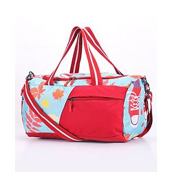 Pine Kids Duffle Bag with Shoe Compartment for 1 Day Trip  - Blue