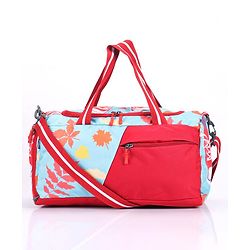 Pine Kids Duffle Bag with Shoe Compartment for 1 Day Trip  - Blue