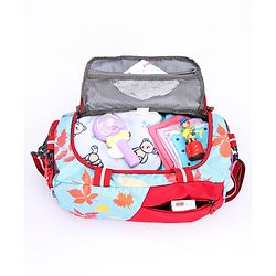 Pine Kids Duffle Bag with Shoe Compartment for 1 Day Trip  - Blue