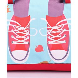 Pine Kids Duffle Bag with Shoe Compartment for 1 Day Trip  - Blue
