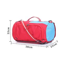 Pine Kids Duffle Bag cum Backpack for 1 Day Trip  - Red