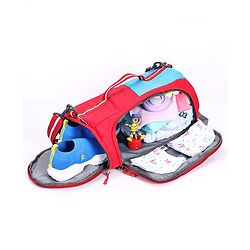 Pine Kids Duffle Bag cum Backpack for 1 Day Trip  - Red