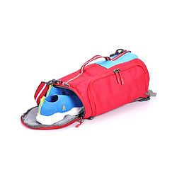 Pine Kids Duffle Bag cum Backpack for 1 Day Trip  - Red