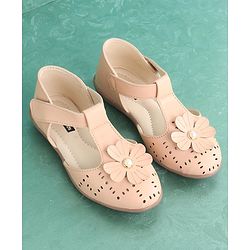 Pine Kids Bellies & Peep Toes - Beige