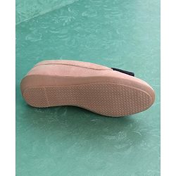 Pine Kids Bellies & Peep Toes Bow Applique - Pink